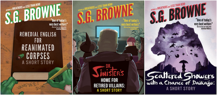 SG Browne Short Story Covers